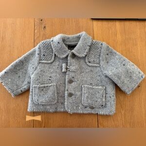 Giesswein Baby Light Gray Wool Jacket